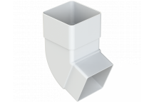 DPSQ65 112.5 DEGREE OFFSET BEND; WHITE