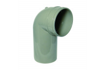 FLOPLAST SOLVENT SOIL110MM 90DEG BEND(SPGT/SCKT); OLIVE GREY