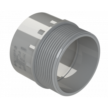 S/WELD ADAPTOR; 50MM GREY