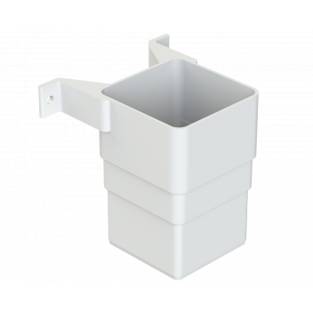 DPSQ65 PIPE CONNECTORS; OFFSET WHITE