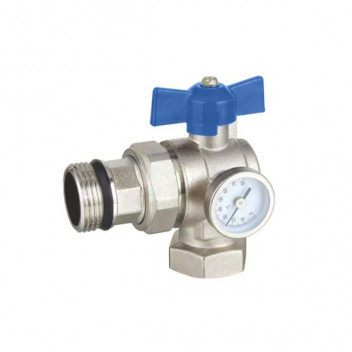 MANIFOLD BALL VALVES W/TEMP GAUGE