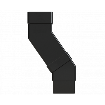 DPSQ65 ADJUSTABLE OFFSET BEND; BLACK