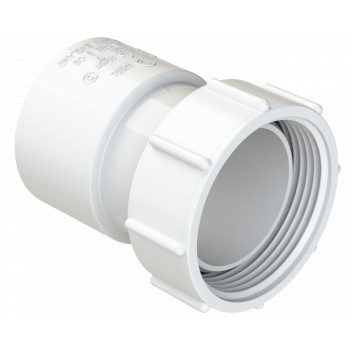 S/WELD THREADED COUPLING; 40MM WHITE