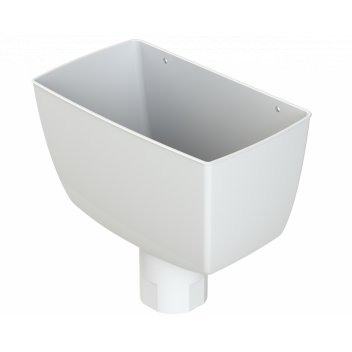 DPR68 HOPPER HEAD; 204Lx130Wx130H WHITE