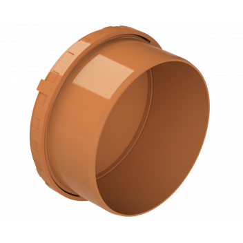 DRAIN SCREWED ACCESS STOP END PLUG; 6\"/160MM