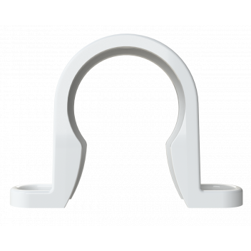 PUSHFIT PIPE CLIP; 32MM WHITE