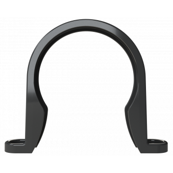 S/WELD PIPE CLIP; 50MM BLACK
