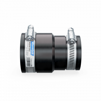 FERNCO PVC FLEXIBILE ADAPTOR 40-49 / 32-41 (1 1/2\" - 1 1/4\")