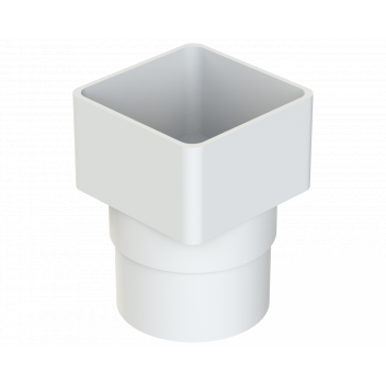 RWSQ112 PIPE ADAPTOR; WHITE