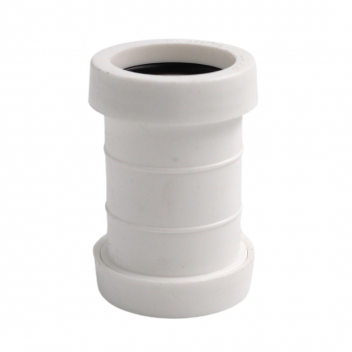 E.Tupling Push-Fit Waste 32mm Straight Connector White