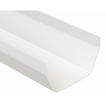 RWSQ112 SQUARE GUTTER; 2M WHITE