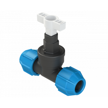 POLYFAST PLASTIC STOP COCK; 20MM