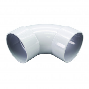 FLOPLAST S/WELD SWEPT BEND 92.5 DEG; 50MM WHITE