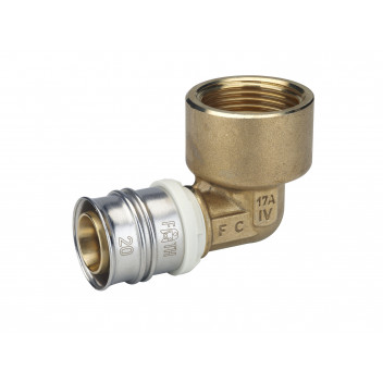 FRANKISCHE ALPEX ELBOW FEMALE THREAD 20MM - 1/2\"