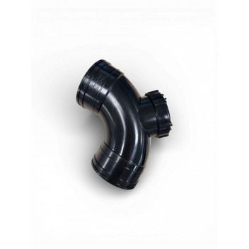 E.TUPLING SOLVENT SOIL ACCEESS BEND - BLACK