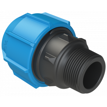 POLYFAST 40MM X 1 1/4\" MALE ADAPTER