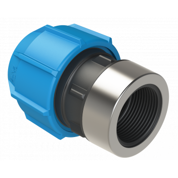 POLYFAST FEMALE ADAPTOR;40MM X 1.25\" BSP