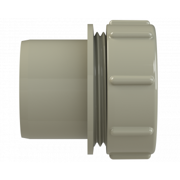 POLYPIPE S2000 32MM MUPVC SCREWED ACCESS PLUG - SOLV GREY