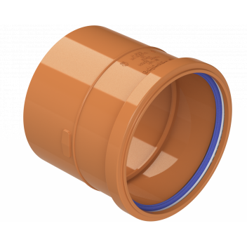 DRAIN SINGLE SOCKET COUPLER; 4\"/110MM