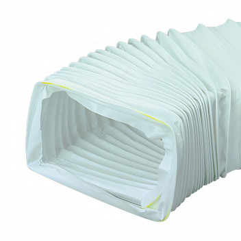 DOMUS S100 RECTANGULAR FLEXI PVC HOSE 3M