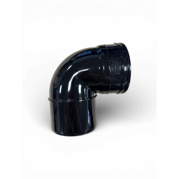 E.TUPLING SOLVENT SOIL TIGHT 90DEG SINGLE-SOCKET BEND - BLACK