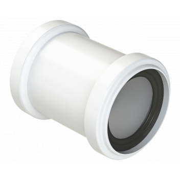 PUSHFIT UNIVERSAL WASTE COUPLER;50MM WHI