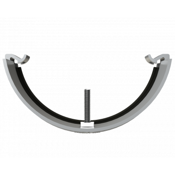 RW FITTS PLASTIC-METAL GUTT ADAPTOR;GREY