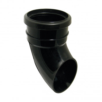 FLOPLAST RING-SEAL SHOE;4\"/110MM SOIL BLACK