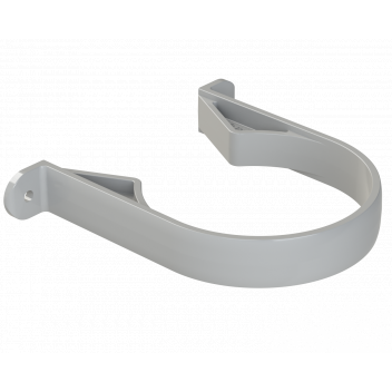POLYPIPE RING-SEAL PIPE CLIPS (PLASTIC);4\"/110MM GRY