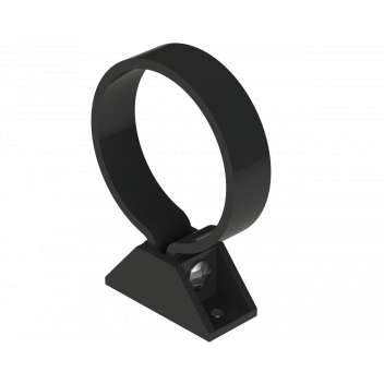 DPR68 PIPE CLIP (COMPLETE UNIT); BLACK