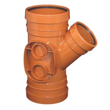 E.TUPLING 160MM UNDERGROUND DRAINAGE T/S UNEQUAL 45DEG BRANCH