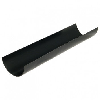 FLOPLAST MINIFLO 2M GUTTER BLACK