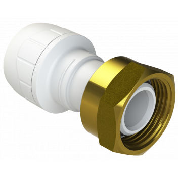 POLYPLUMB ENHANCED - 15X3/4\" STRAIGHT TAP CONNECTOR - WHITE