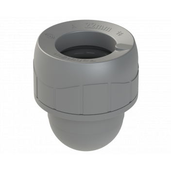 POLYPLUMB SOCKET BLANK ENDS; 22MM