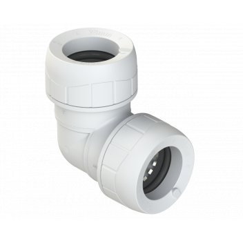 POLYPLUMB ENHANCED - 28MM ELBOW - WHITE