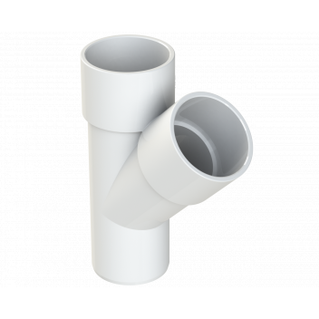 S/WELD JUNCTION 45DEG; 32MM WHITE