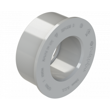 POLYPIPE RING-SEAL SOLVENT ADAPTOR; 32MM GREY