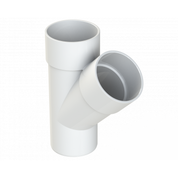 S/WELD JUNCTION 45DEG; 50MM WHITE