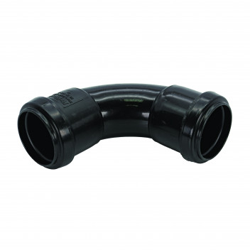 FLO PUSHFIT SWEPT BEND 92.5; 32MM BLK