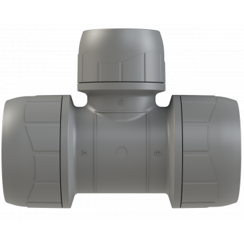 POLYPLUMB ENHANCED BRANCH REDUCED TEE; 22X22X15MM