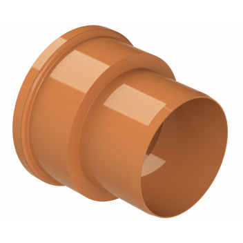 DRAIN SUPER CLAY PIPE ADAPTOR; 4\"/110MM