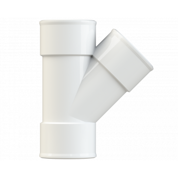 POLYPIPE S2000 MUPVC 32MM 45DEG BRANCH - WHITE
