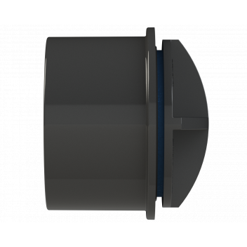 S/WELD SCREWED ACCESS STOP END PLUG; 40MM BLACK