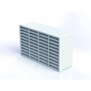DOMUS VENTILATION DOUBLE AIRBRICK WHITE