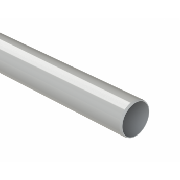 POLYPIPE SOIL PLAIN END PIPE; 3\"/82MM 3M GREY