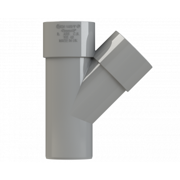 S/WELD JUNCTION 45DEG; 40MM GREY