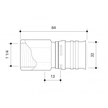 FRANKISCHE ALPEX-DUO XS ADAPTER WITH FT 32-RP1 1/4
