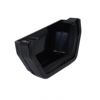 E.TUPLING 114MM SQUARE EXTERNAL STOPEND - BLACK