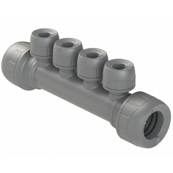 POLYPLUMB PIB SINGLESIDED MANIFOLD 4PORT