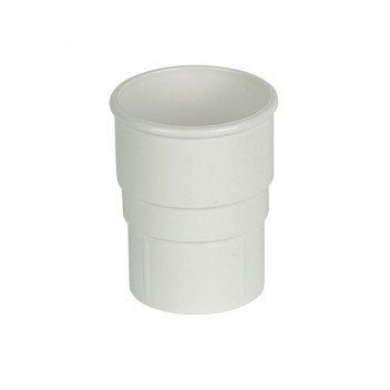 E.TUPLING 68MM ROUND DOWNPIPE SOCKET - WHITE